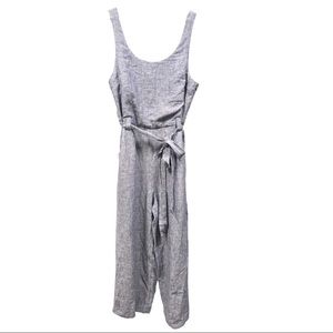 Rachel Zoe Women’s Chambray Linen Jumpsuit - 6